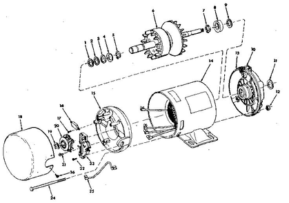 Unit Diagram and Parts List for 11312075  Craftsman Engine