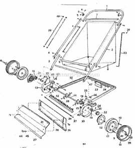 Part Location Diagram of S-8493 Craftsman Mid Handle