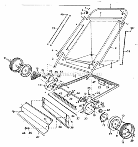 Part Location Diagram of S-8534 Craftsman Upper Handle