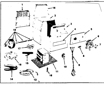 Unit Parts Diagram and Parts List for 812200110  Craftsman Welder