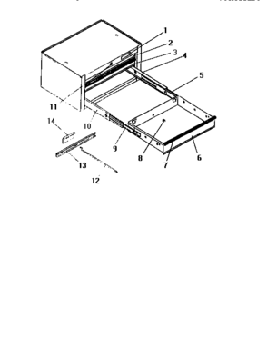 Unit Parts Diagram and Parts List for 706650991  Craftsman Tool Stand & Cart