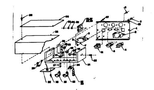 Connection Panel Diagram and Parts List for 580320865  Craftsman Engine
