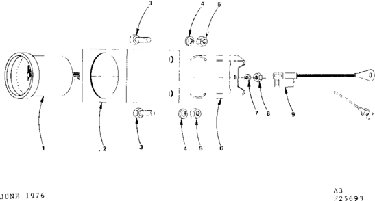 Replacement Parts Diagram and Parts List for 91725693  Craftsman Lawn Mower