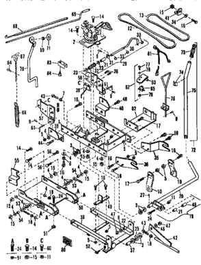 Part Location Diagram of 11754 Craftsman Hanger assembly