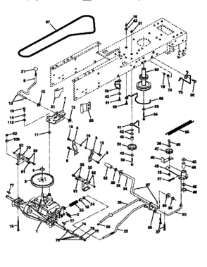Part Location Diagram of 131679 Craftsman Shift Rod