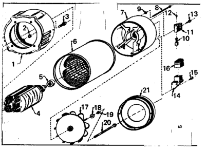 Alternator Diagram and Parts List for 580321841  Craftsman Engine