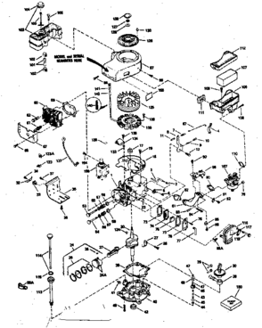 Part Location Diagram of 36136 Tecumseh Starter Handle