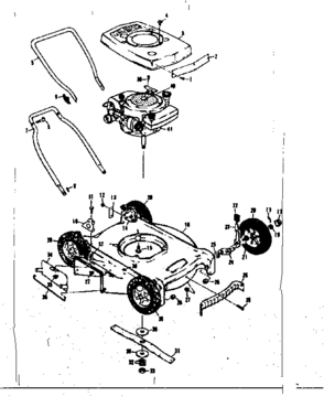 Part Location Diagram of 58770 Craftsman Handle Support Bracket Asm., Right