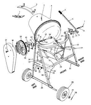 Part Location Diagram of 7037 Generac 16/16 KW AIR-COOLED STANDBY GE