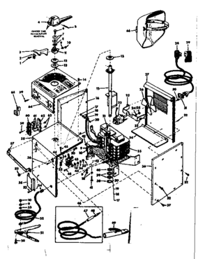 Part Location Diagram of 61171 Craftsman Arc Welder Cable Plug Insulator