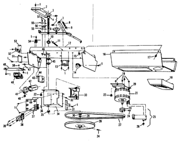 Part Location Diagram of 133A3 Craftsman Speed nut