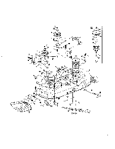 Deck/spindle pulley Diagram and Parts List for 247273430  Craftsman Lawn Tractor