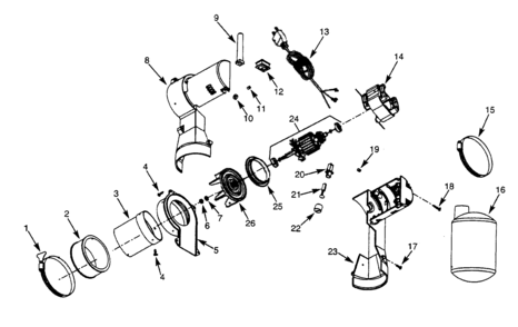 Part Location Diagram of 30612.00 Craftsman Brush carb