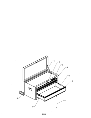 Part Location Diagram of F1843 Craftsman Instructions