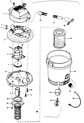 Part Location Diagram of 73179 Generac Supt Oil Filter Di-c