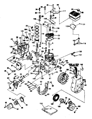 Part Location Diagram of 391017 Craftsman Lawn & garden equipment engine muffler