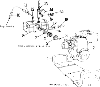Engine And Pump Assembly Diagram and Parts List for 471462810  Craftsman Pressure Washer