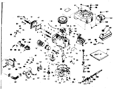 Unit Parts Diagram and Parts List for 143234222  Craftsman Engine