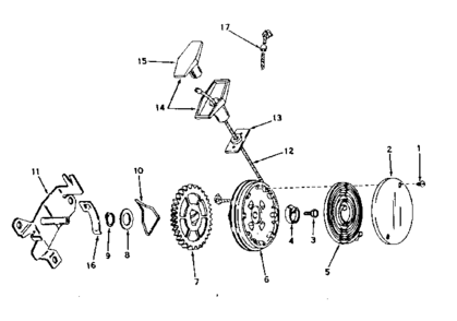 Side Mount Rewind Starter No. 590429a Diagram and Parts List for 143194062  Craftsman Engine