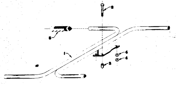 Handle Diagram and Parts List for 58031836  Craftsman Engine
