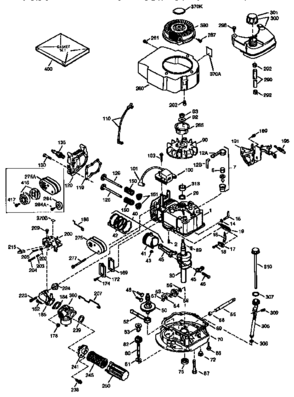 Engine (71, 43) 143.965020 Diagram and Parts List for 143965020  Craftsman Engine