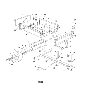 Part Location Diagram of 24896 Craftsman Axle