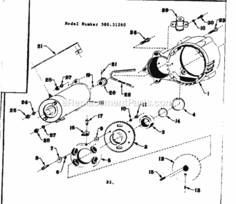 Part Location Diagram of 23366 Craftsman Lock Set