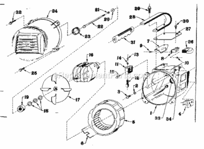 Page A Diagram and Parts List for 58031490  Craftsman Generator