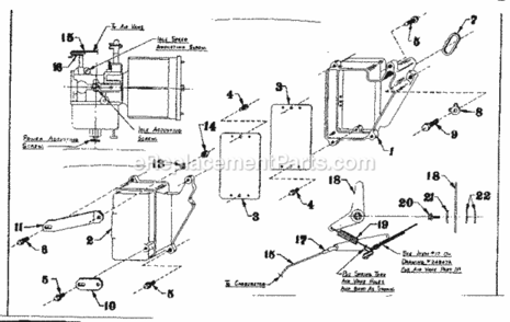 Part Location Diagram of 25030 Craftsman Screw