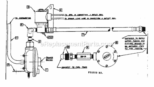Part Location Diagram of 24456 Craftsman Pol/Nut