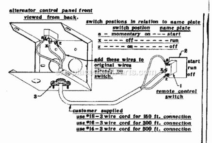 Page F Diagram and Parts List for 5803170-0  Craftsman Generator