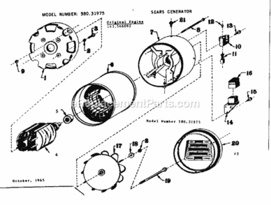 Part Location Diagram of F-24071 Craftsman Rectifier