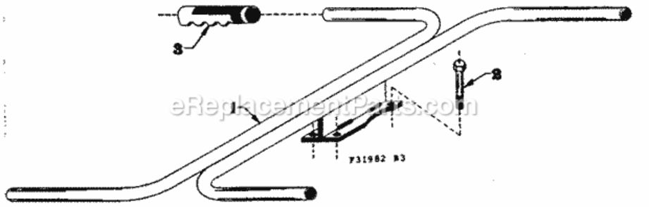 Page B Diagram and Parts List for 58031982  Craftsman Generator