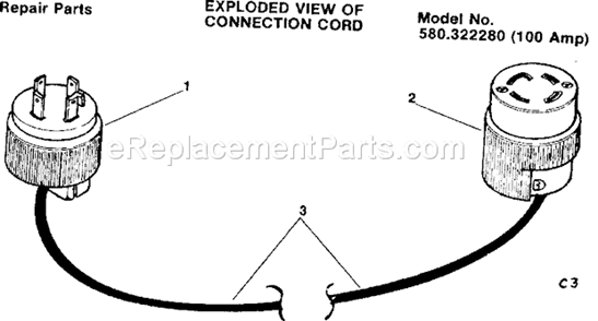 Page C Diagram and Parts List for 580322290  Craftsman Paint Sprayer