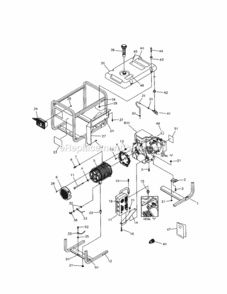 Part Location Diagram of 70642GS Craftsman Mount, Vibration Engine