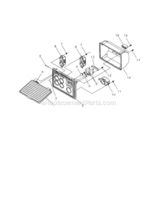 Page C Diagram and Parts List for 580323600  Craftsman Generator