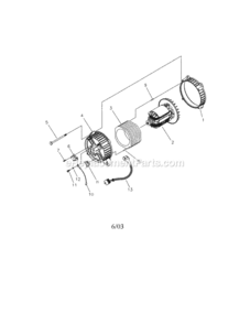 Page A Diagram and Parts List for 580323601  Craftsman Generator