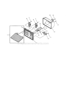 Page B Diagram and Parts List for 580323602  Craftsman Generator