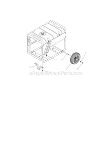Page D Diagram and Parts List for 580323611  Craftsman Generator