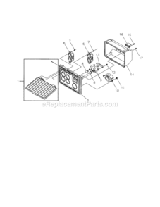 Page B Diagram and Parts List for 580325600  Craftsman Generator