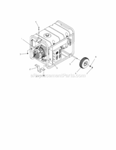 Page C Diagram and Parts List for 580325600  Craftsman Generator