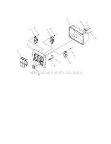 Part Location Diagram of 197472GS Craftsman Cover