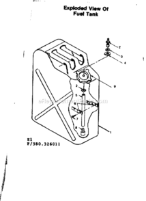 Page E Diagram and Parts List for 580326011  Craftsman Generator