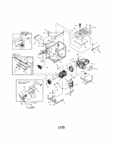 Part Location Diagram of 192531GS Generac ASM JACK COAXIAL DC