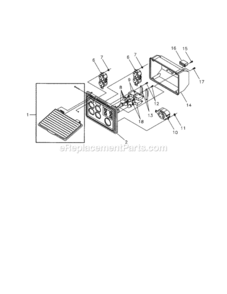 Page B Diagram and Parts List for 580326301  Craftsman Generator