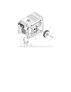Page C Diagram and Parts List for 580326301  Craftsman Generator