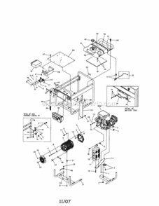 Page A Diagram and Parts List for 580326311  Craftsman Generator