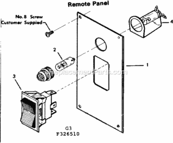 Page G Diagram and Parts List for 580326510  Craftsman Generator