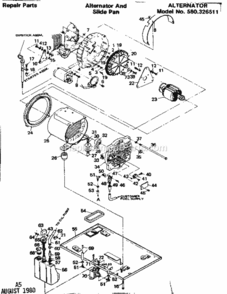 Part Location Diagram of 42700 Craftsman Pump
