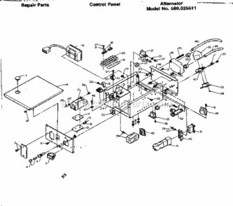 Part Location Diagram of 52117 Generac Assembly, Field Boost